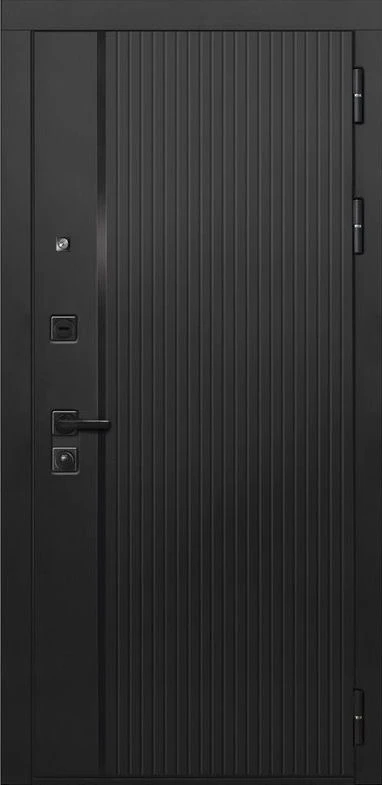 Входная дверь ДвериПРО L-45 ФЛ-609 (L-52, 10мм, белый матовый) DPRO197976 внешняя сторона