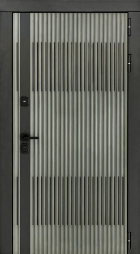 Входная дверь ДвериПРО Elfy ПВХ 10мм Астрод Velutto Bianco DPRO196743 внешняя сторона