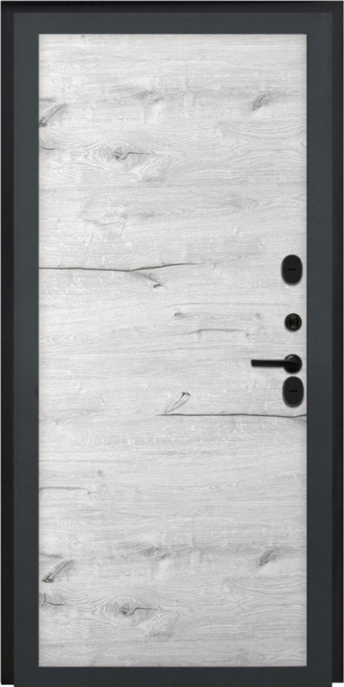 Входная дверь ДвериПРО Модель L-49 Без фрезеровки Дуб арктик горизонт DPRO195656 внутренняя сторона