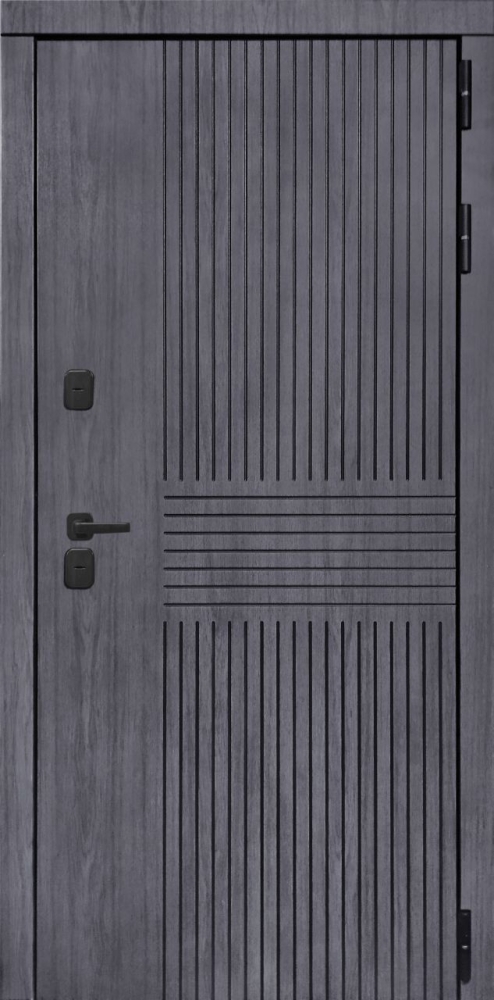 Входная дверь ДвериПРО Берген ФЛ-790 Velutto Bianco DPRO195805 внешняя сторона